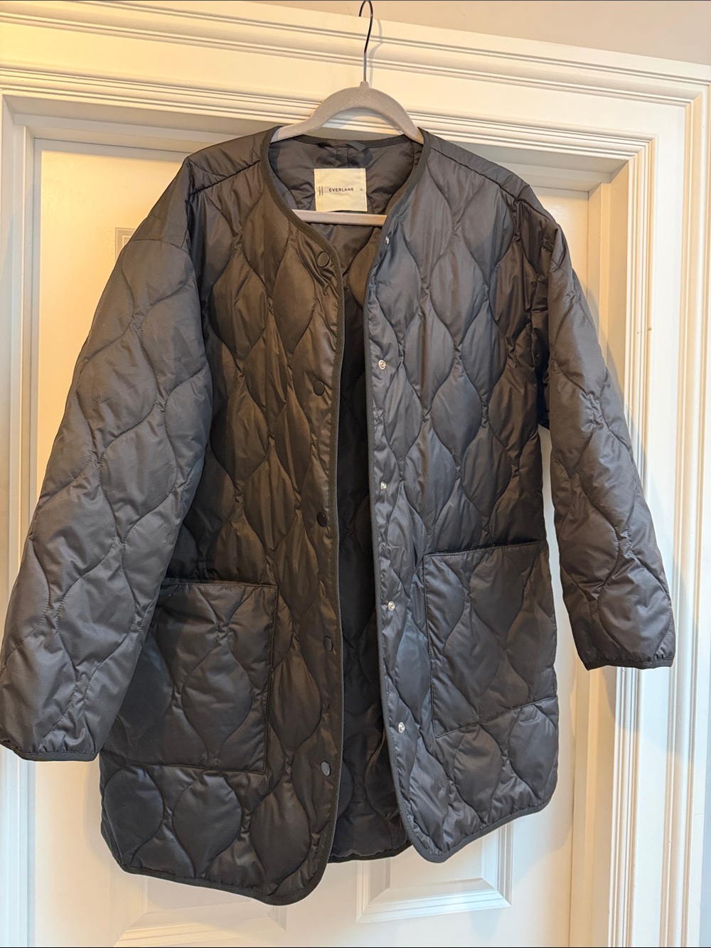 Everlane Quilted Liner Jacket - NWOT Black Size XL